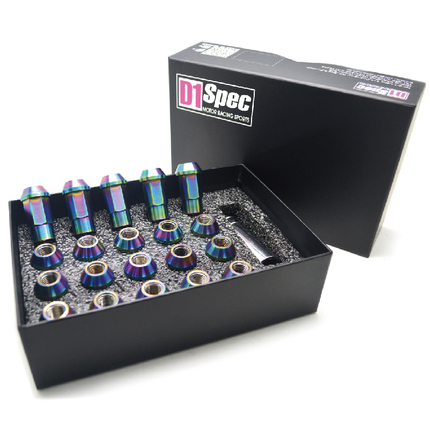 D1 SPEC titanium lug nut heptagon design 20pcs set