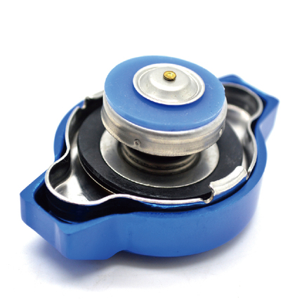 Aluminum Radiator Cap in Blue