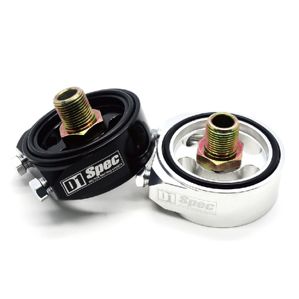 Engine oil filter adapters for performance cars, high-quality aftermarket auto parts.