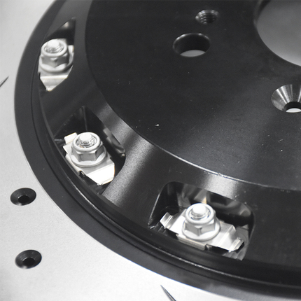 2 Piece Slotted Rotor Set